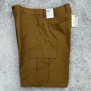 Nike Club Woven Cargo Shorts Mens Size 30 British Tan FN3517-281 Ripstop Utility